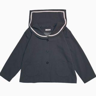 Sailor Collar Single-breasted Jacket
