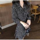 Printed-cuff Blazer