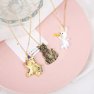 Alloy Animal Pendant Necklace