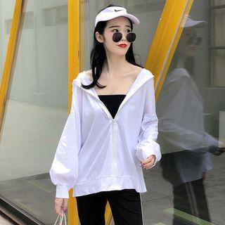 Hooded Zip Light Jacket / Leggings