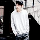 V-neck Cotton Pullover