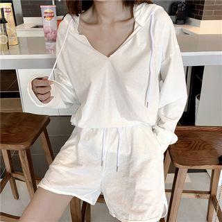 Plain Hoodie / Sweatshorts