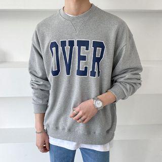 Over Printed Boxy Sweatshirt