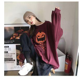 Pumpkin Print Sweatshirt / Pants