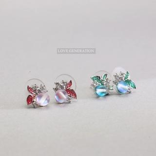 Rhinestone Crystal Fruit Earrings