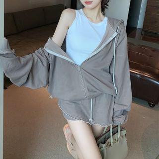 Crop Tank Top / Zip Hoodie / Skorts