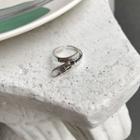 925 Sterling Silver Zip Open Ring K584 - Open Ring - Silver - One Size