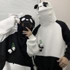 Couple Matching Panda Detail Hoodie