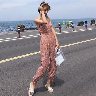 Strapless Harem Jumpsuit