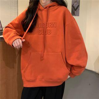 Letter Front Pocket Hoodie