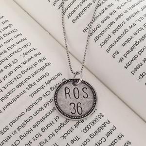 Lettering Pendant Necklace