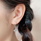 Star Rhinestone Alloy Dangle Earring 1 Pc Blue Rhinestone - Silver - One Size
