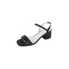 Block-heel Strap Sandals
