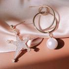 Asymmetric Earring Asymmetry - Star - One Size