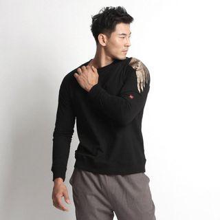 Wing Embroidery Sweatshirt