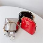Chain-strap Patent Hand Bag