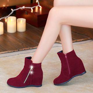 Zip-side Short Boots