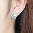 925 Sterling Silver Geometric Stud Earrings