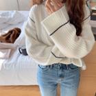 Cable Knit Top White - One Size