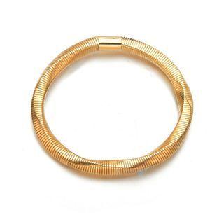 Crinkled Bracelet Gold - One Size