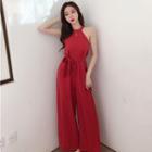 Plain Halter Jumpsuit