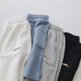 Rainbow Embroidered Shorts