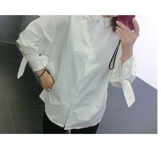 Frilled Long-sleeve Shirt