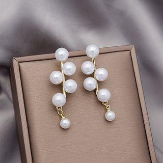 Faux Pearl Dangle Earring 1 Pair - E23272 - One Size