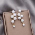 Faux Pearl Dangle Earring 1 Pair - E23272 - One Size