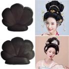 Traditional Chinese Hair Bun 3302 - Black - One Size