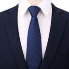 Striped Neck Tie 1 Pc - Striped Neck Tie - Blue - One Size