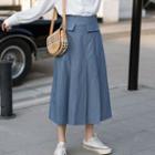Pleated Midi A-line Skirt / Mini A-line Skirt