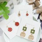 Fortune / Wedding Chinese Characters Dangle Earring