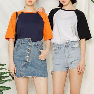 Raglan Short Sleeve T-shirt