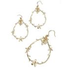 Alloy Branches Drop Earring Gold - One Size
