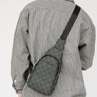 Plaid Belt Bag Black - One Size