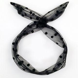 Dotted Mesh Wired Headband