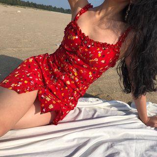 Floral Print Bodycon Dress