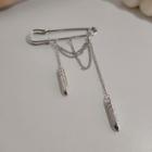 Alloy Safety Pin Brooch As Shown In Figure - One Size