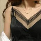 Lace Frilled Camisole Top