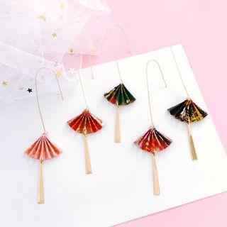 Fan Tasseled Earring