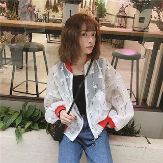 Flamingo Bomber Jacket