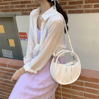 Round Crossbody Bag White - One Size