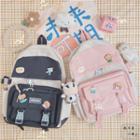 Set: Two Tone Backpack + Accessory
