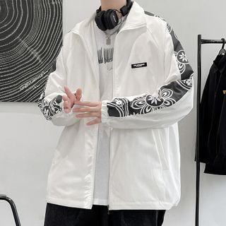 Long Sleeve Print Jacket