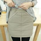 Band-waist Padded Pencil Skirt
