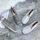 Dotted Espadrille Flats