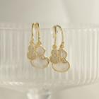 Gourd Drop Earring 1 Pair - Gold - One Size