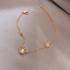 Alloy Star Bracelet Gold - One Size