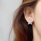 Faux Pearl Star Stud Earring 1 Pair - Earrings - Star - Faux Pearl - One Size